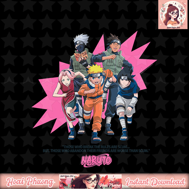 Naruto Live for Friends png, digital download, instant .jpg