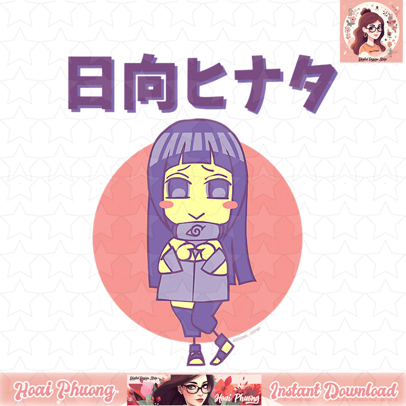 Naruto Shippuden Chibi Hinata png, digital download, instant .jpg