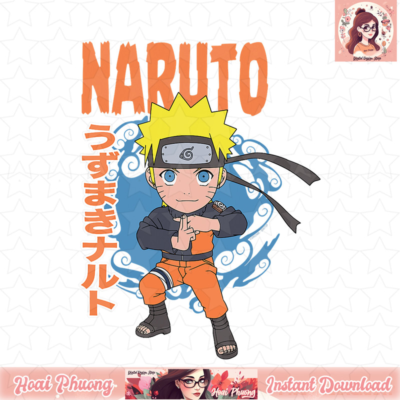 Naruto Shippuden Chibi Naruto Pose png, digital download, instant .jpg