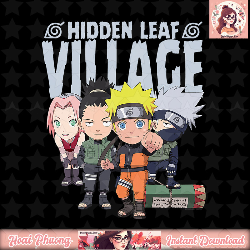 Naruto Shippuden Hidden Leaf Village png, digital download, instant .jpg