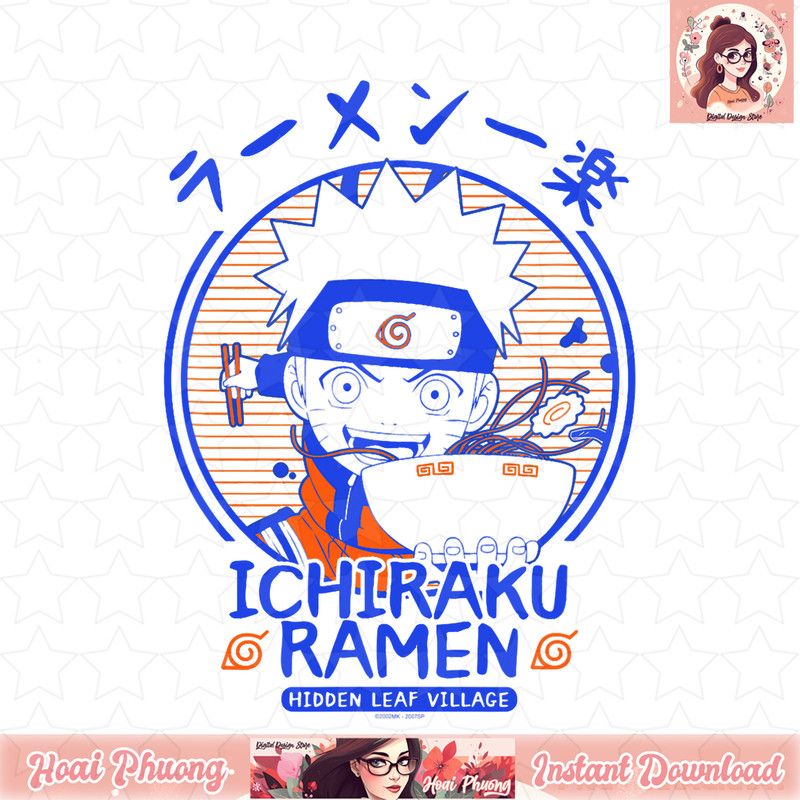 Naruto Shippuden Ichiraku Ramen Circle png, digital download, instant .jpg