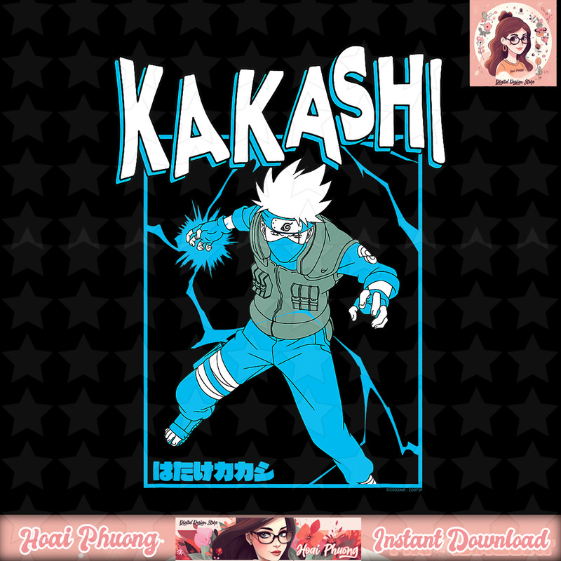 Naruto Shippuden Kakashi Chidori png, digital download, instant .jpg