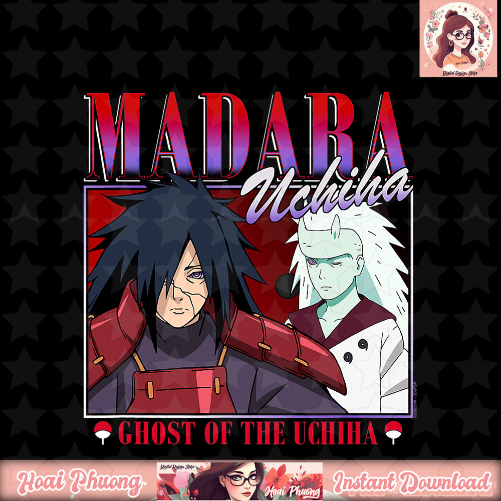 Naruto Shippuden Madara Uchiha 90_s Edit png, digital download, instant .jpg