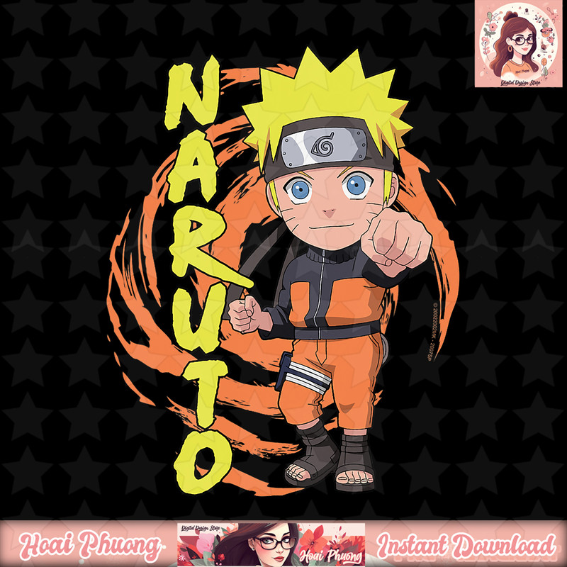 Naruto Shippuden Naruto Chibi Fist png, digital download, instant .jpg