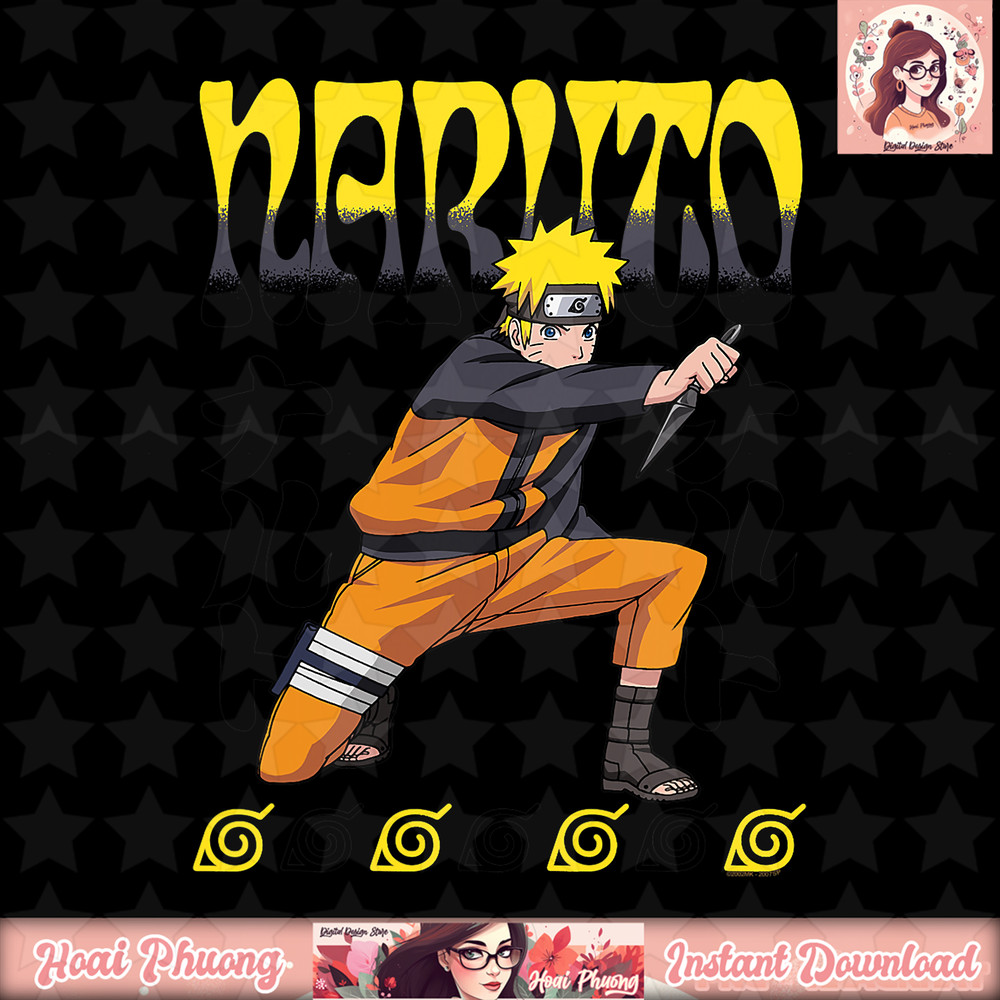 Naruto Shippuden Naruto Kneeling png, digital download, instant .jpg