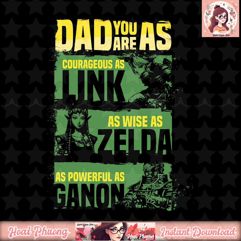 Nintendo Legend Of Zelda Dad Relates To Game Graphic png, digital download, instant png, digital download, instant .jpg