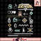 Nintendo Zelda 8-Bit Pixel Boho Gold Icons Graphic png, digital download, instant png, digital download, instant .jpg