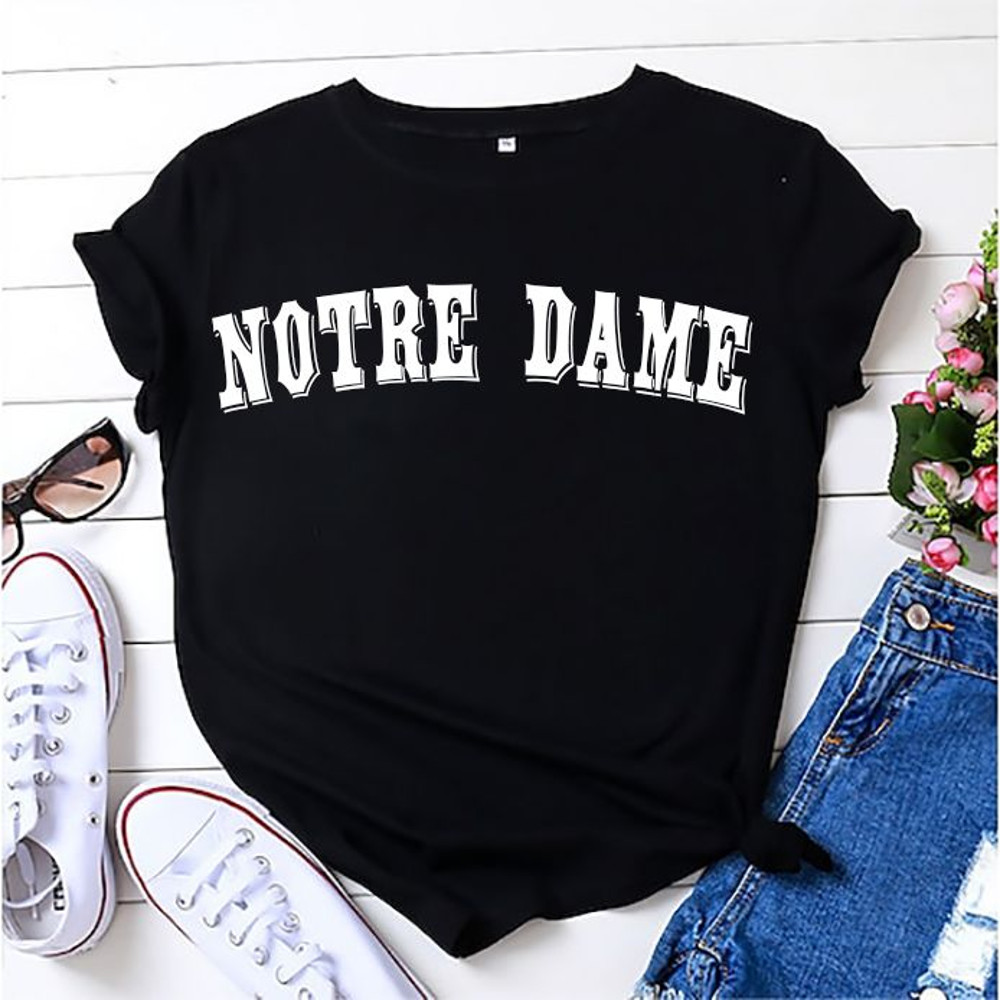 Notre Dame Indiana IN Vintage Retro American Men Women TShirt 0