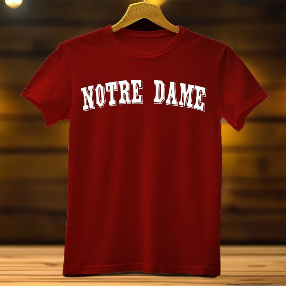 Notre Dame Indiana IN Vintage Retro American Men Women TShirt 4