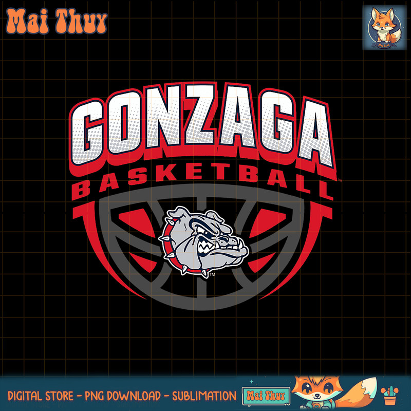 Gonzaga Bulldogs Basketball Dribble Logo Officially Licensed png, sublimation.pngGonzaga Bulldogs Basketball Dribble Logo Officially Licensed png, sublimation c