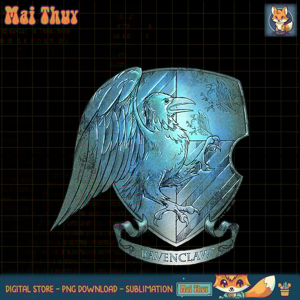 Harry Potter Deathly Hallows 2 Ravenclaw Shining Crest PNG Download.jpg
