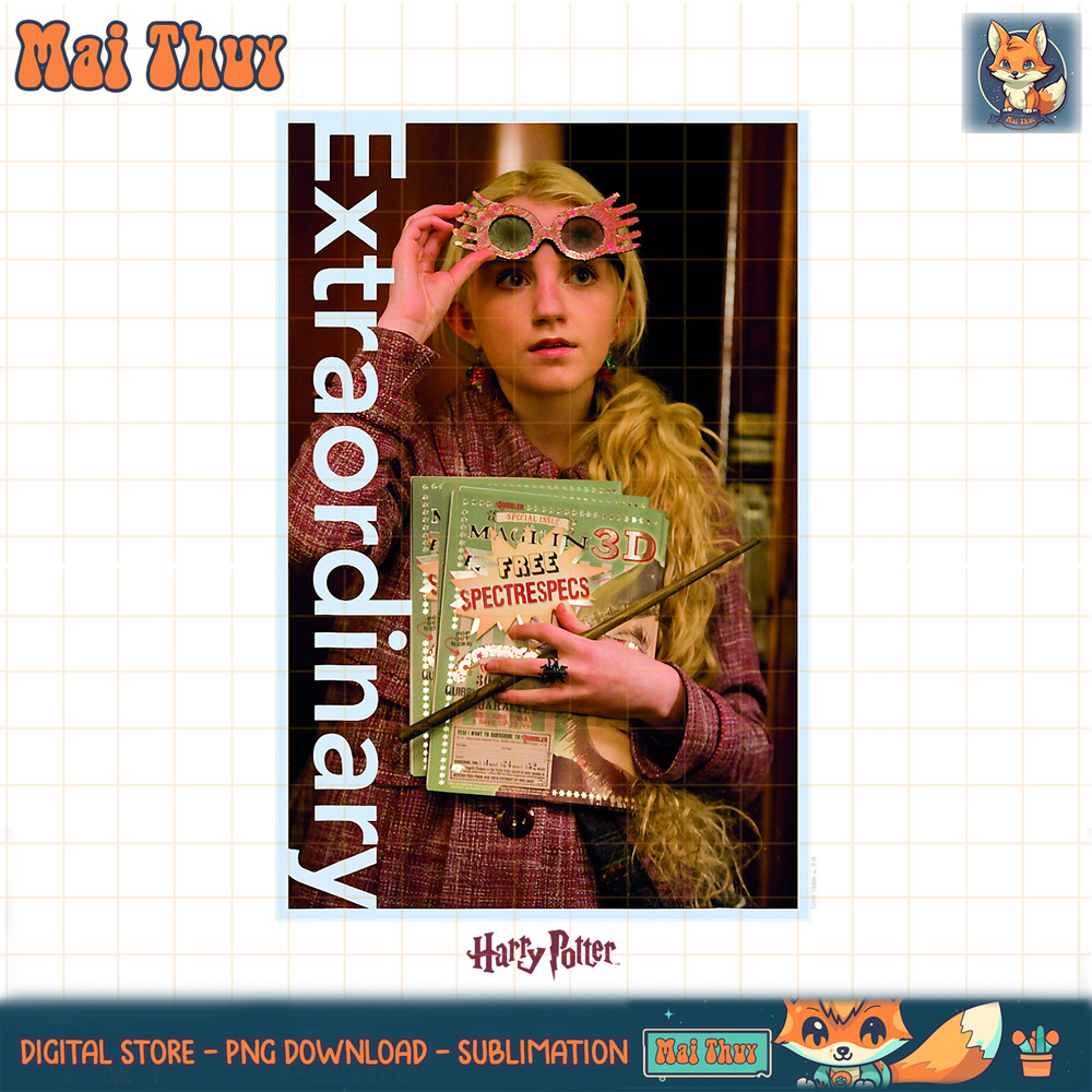 Harry Potter Deathly Hallows 2 Luna Lovegood Extraordinary PNG Download.jpg