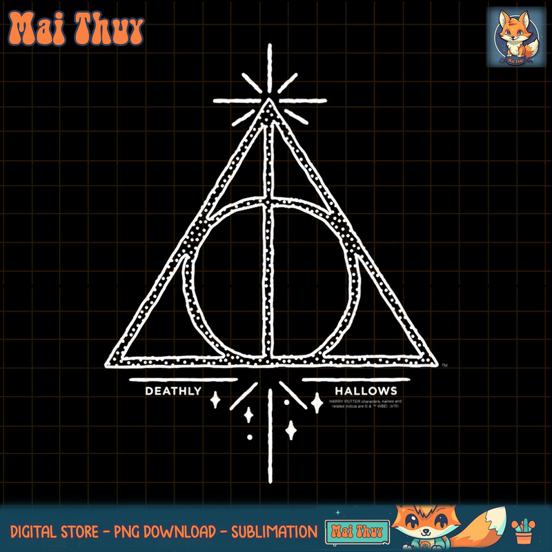 Harry Potter Deathly Hallows Line Art PNG Download.jpg