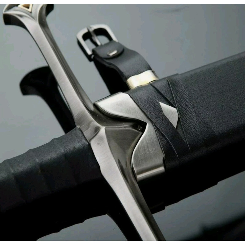 King Aragorns Sword Lord Of The Rings Anduril Narsil Stainless Sword WScabbard 4