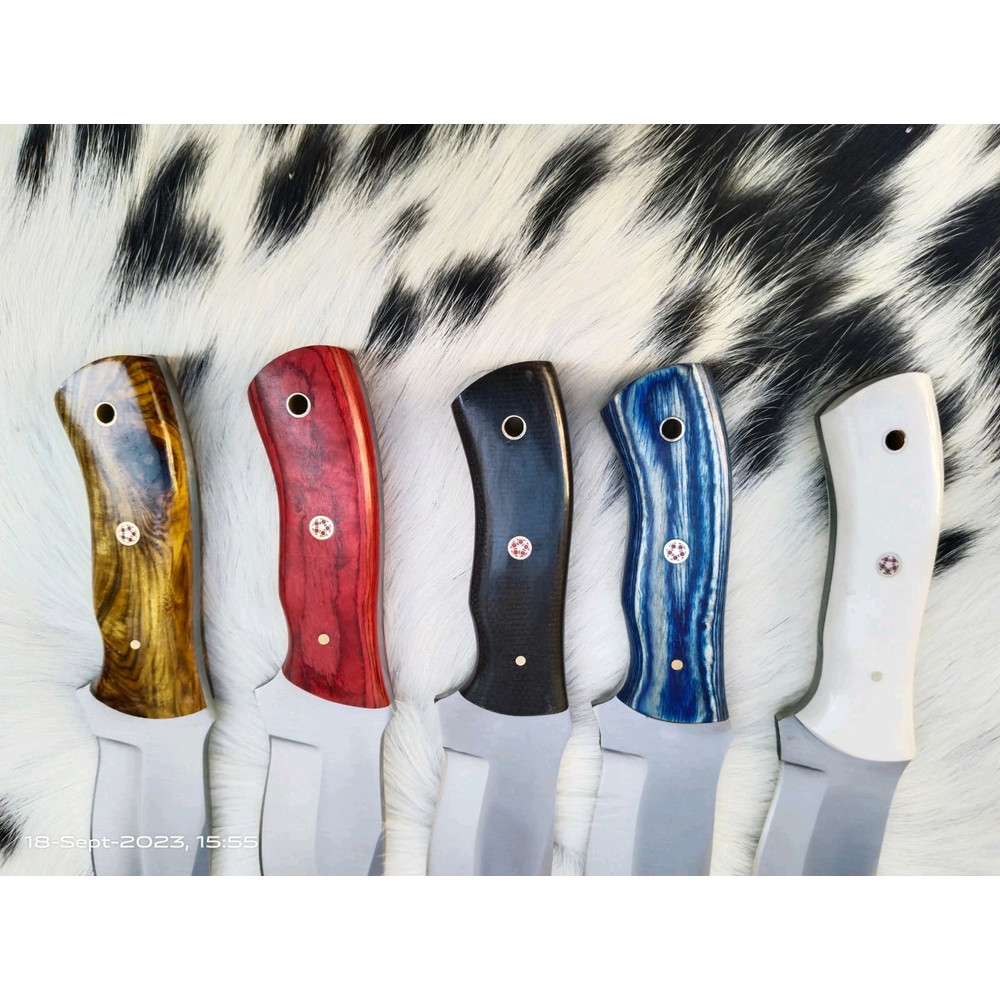 Lot Of 20 Handmade Stainless Steel Blade Wood Handle Knife Best For Survival 2