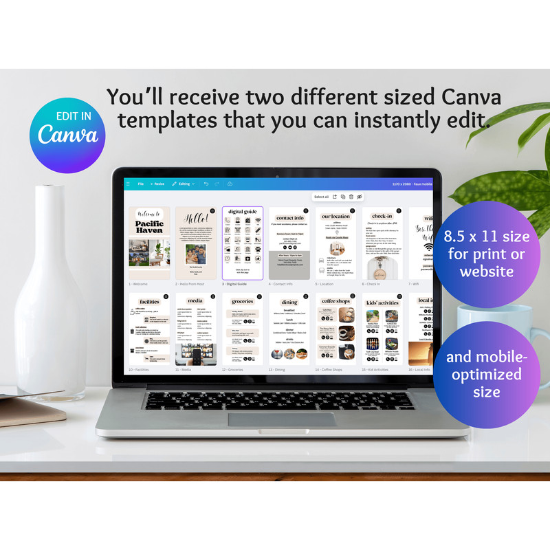 Airbnb Welcome Book Printable Digital Airbnb Guest Book Airbnb Welcome Book Template Editable C 3