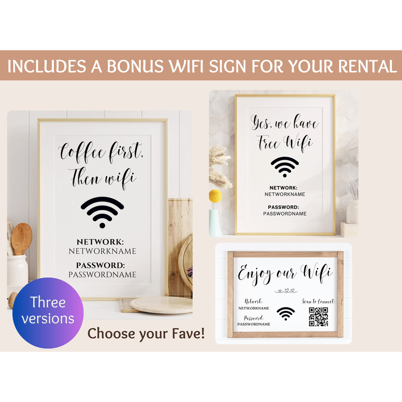 Stylish Airbnb Welcome Book Digital Guest Book Editable Canva Template Airbnb Welcome Book Templ 8