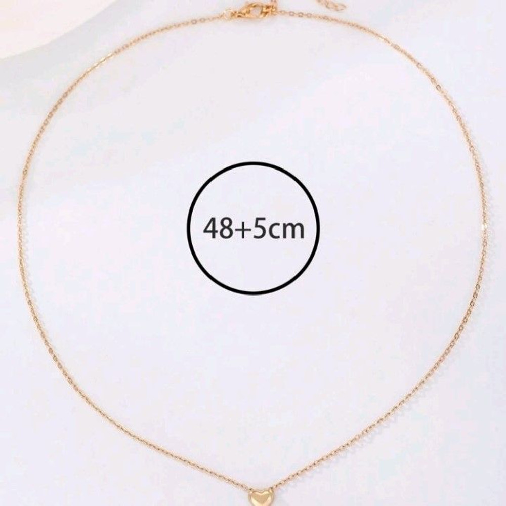 Fashionable Minimalist Heart Pendant Necklace For Women 6