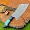 Unique Custom Handmade Damascus Steel Chopper Knife Cleaver Knife With Resin Handle 12 3