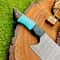 Unique Custom Handmade Damascus Steel Chopper Knife Cleaver Knife With Resin Handle 12 5