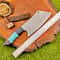 Unique Custom Handmade Damascus Steel Chopper Knife Cleaver Knife With Resin Handle 12 6