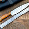 Custom Handmade D2 Steel Blades Kitchen Knife Set Chef Knives Set with Stylish Resin Handle 7