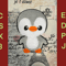 Pingui AppliqueMachine Embroidery Pattern 0