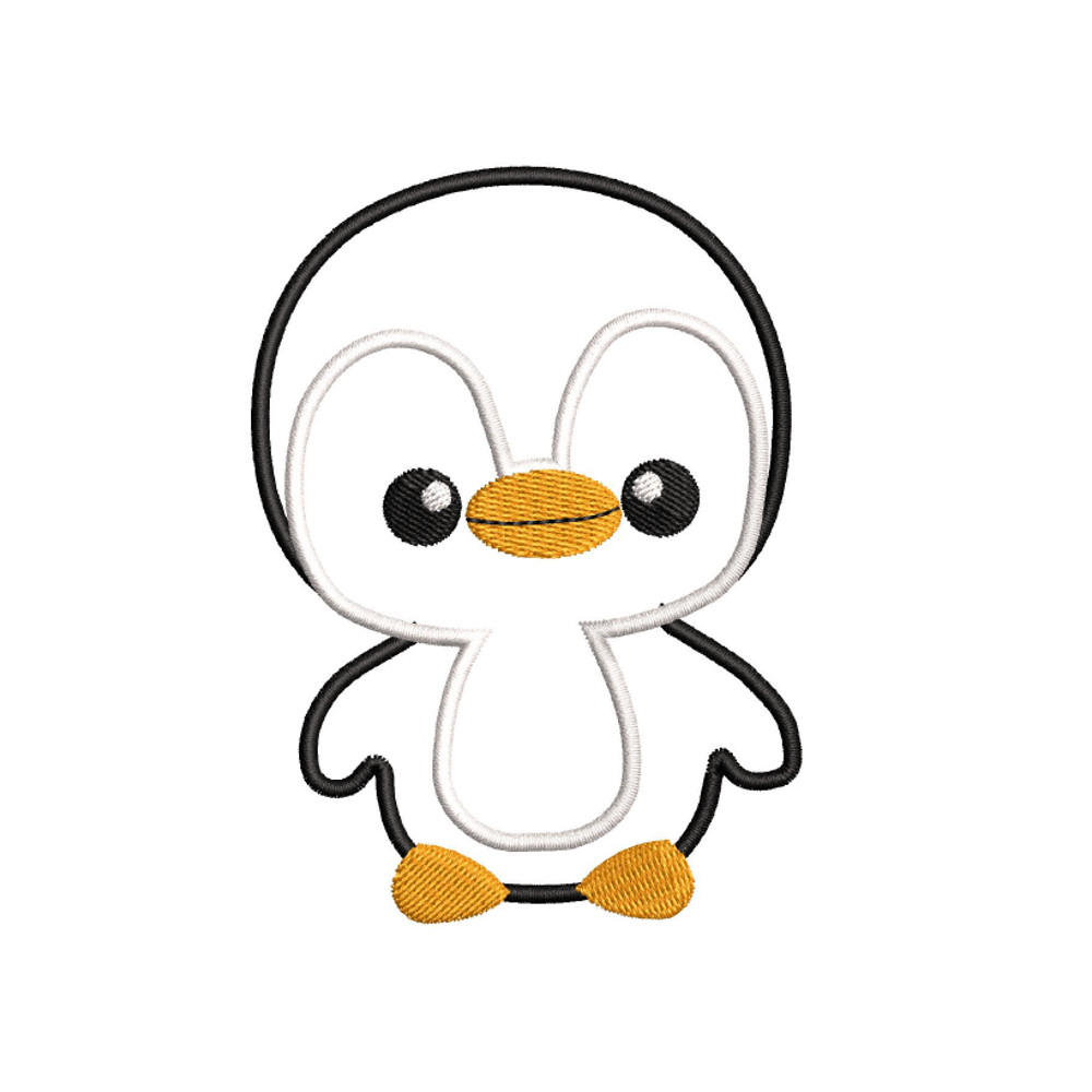 Pingui AppliqueMachine Embroidery Pattern 2
