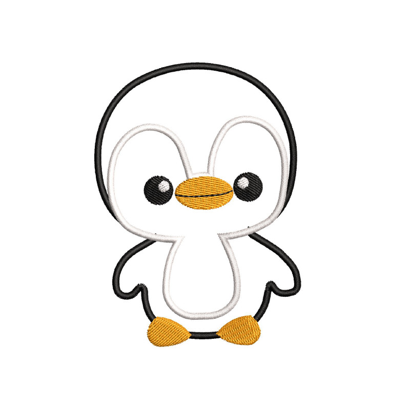 Pingui AppliqueMachine Embroidery Pattern 2