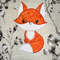 Adorable Fox Applique Machine Embroidery Design 0