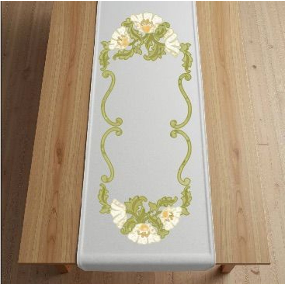 Pattern Applique For Creating A Quilted Table Runner Blooming Symphony In The Format PDF 2