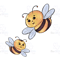 Cartoon Bees Nursery Clipart Png Download 0