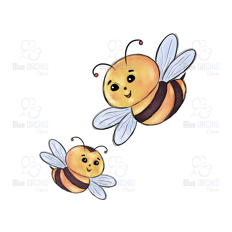 Cartoon Bees Nursery Clipart Png Download 0