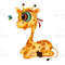 Cute Giraffe Cartoon Nursery Clipart 0