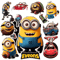 Stickers Mega Minion Gus SVG Minion Jerry PNG Tim From Despicable Me 4DaveMinion MelStuart Printabl 2