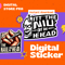 Hit The Nail On The Head Digital Sticker Perfect Precision 0