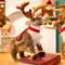 Simulation Reindeer Plush Toy Christmas Deer Plushies Doll 7