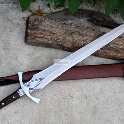 viking sword - 22 inches long blade | hand-forged 5160 steel | rosewood handle | sharpened & tempered | ready to use | i
