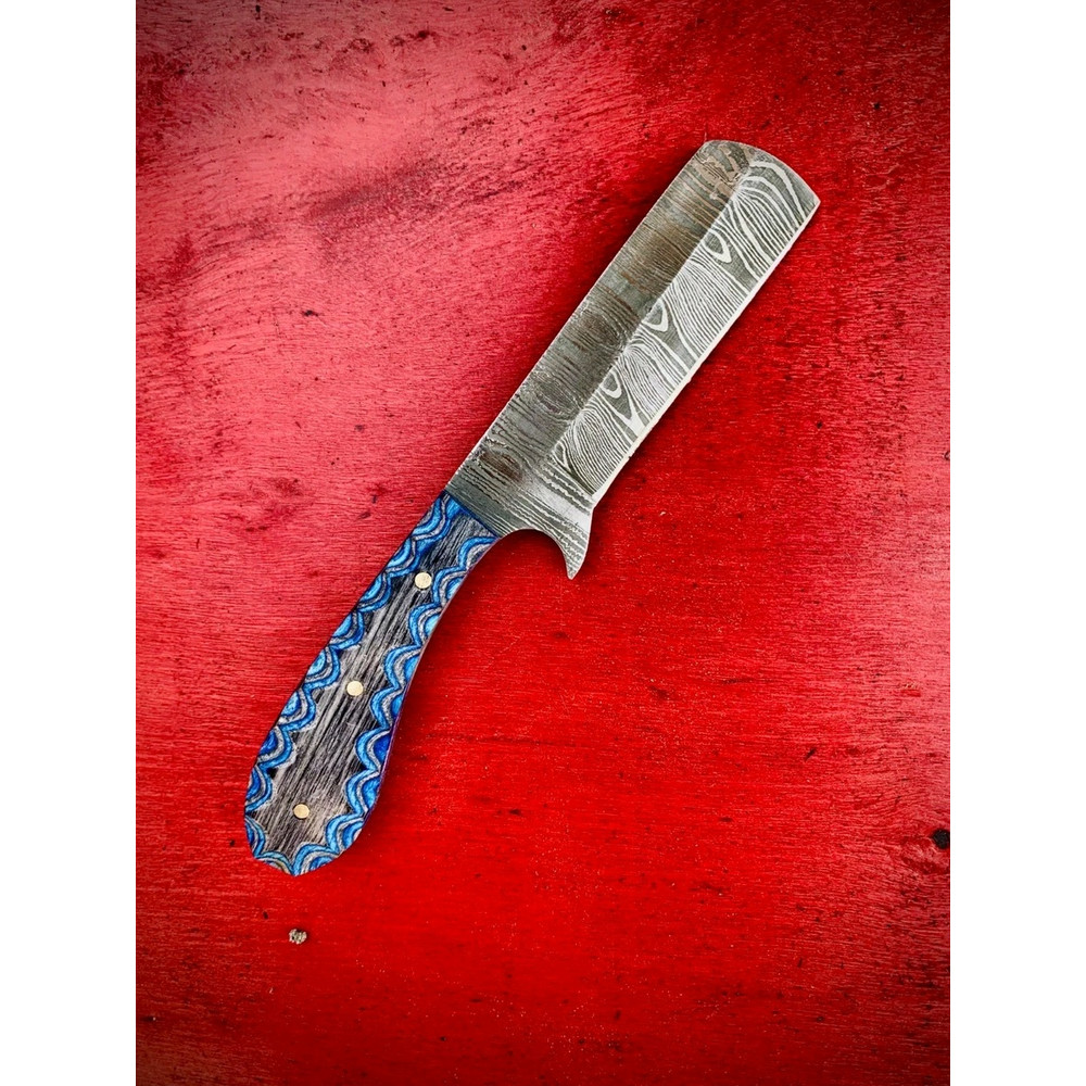 LOT OF 20 6 INCH HANDMADE DAMASCUS STEEL BULL CUTTER SKINNER KNIFE WSHEATH 10