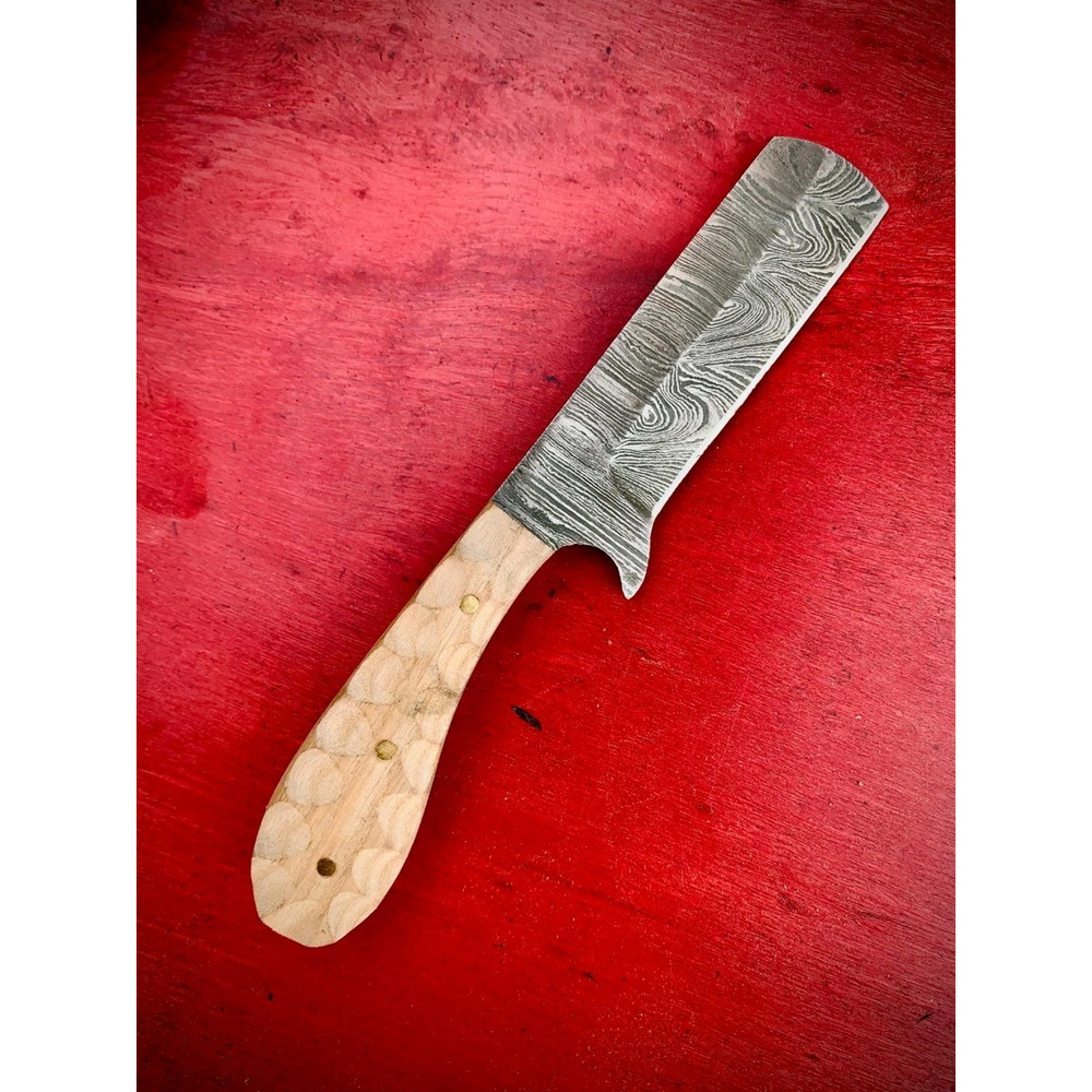 LOT OF 20 6 INCH HANDMADE DAMASCUS STEEL BULL CUTTER SKINNER KNIFE WSHEATH 5