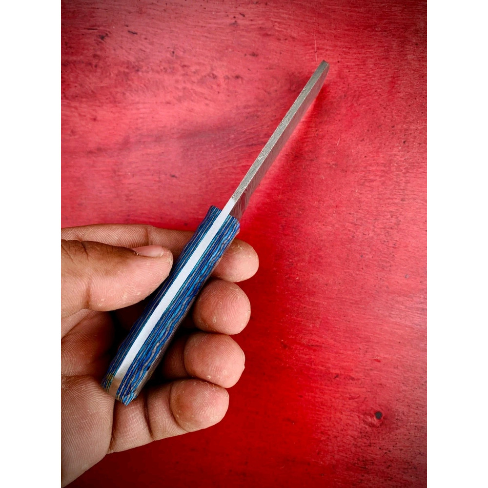 LOT OF 20 6 INCH HANDMADE DAMASCUS STEEL BULL CUTTER SKINNER KNIFE WSHEATH 18