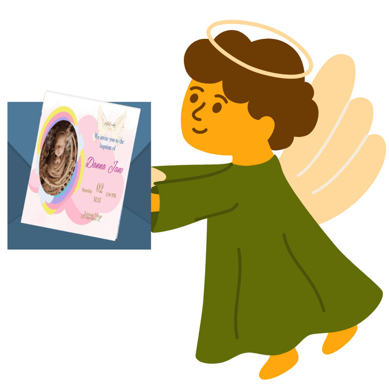 Baby Baptism Nvitation 0