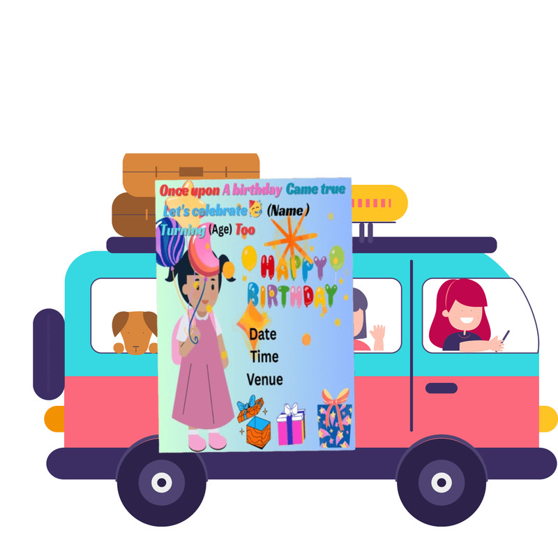 Birthday Invitation Card 1