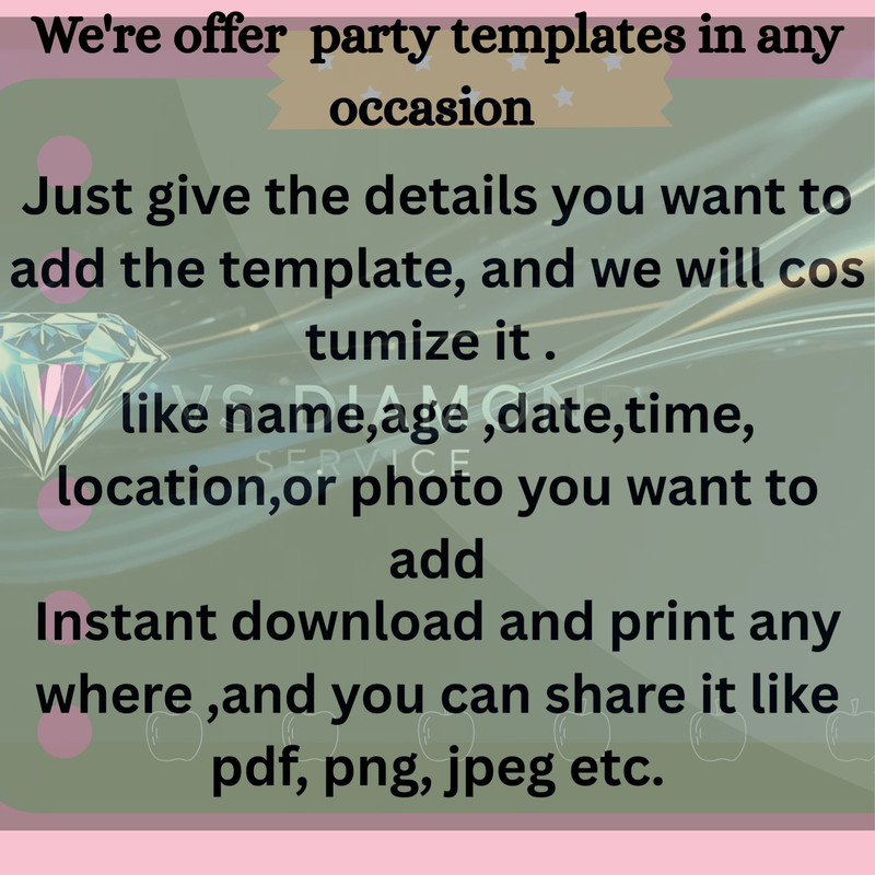 Birthday Invitation Card 8
