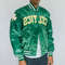 NBA Boston Celtics Satin Bomber Jacket Vintage FullSnap Varsity Jacket for Men Women