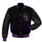 Colorado Rockies black varsity jacket wool body and leather sleeves MLB fan gear