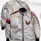 Burt Reynoldsinspired Firebird jacket with dragon patch ideal for retro movie lovers