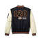 Harley Davidson anniversary varsity jacket with classic club details and heavyweight construction