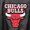 Chicago Bulls mens varsity jacket in red and black satin ideal for fans and collectors