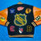 Collegestyle NHL letterman jacket honoring six founding teams